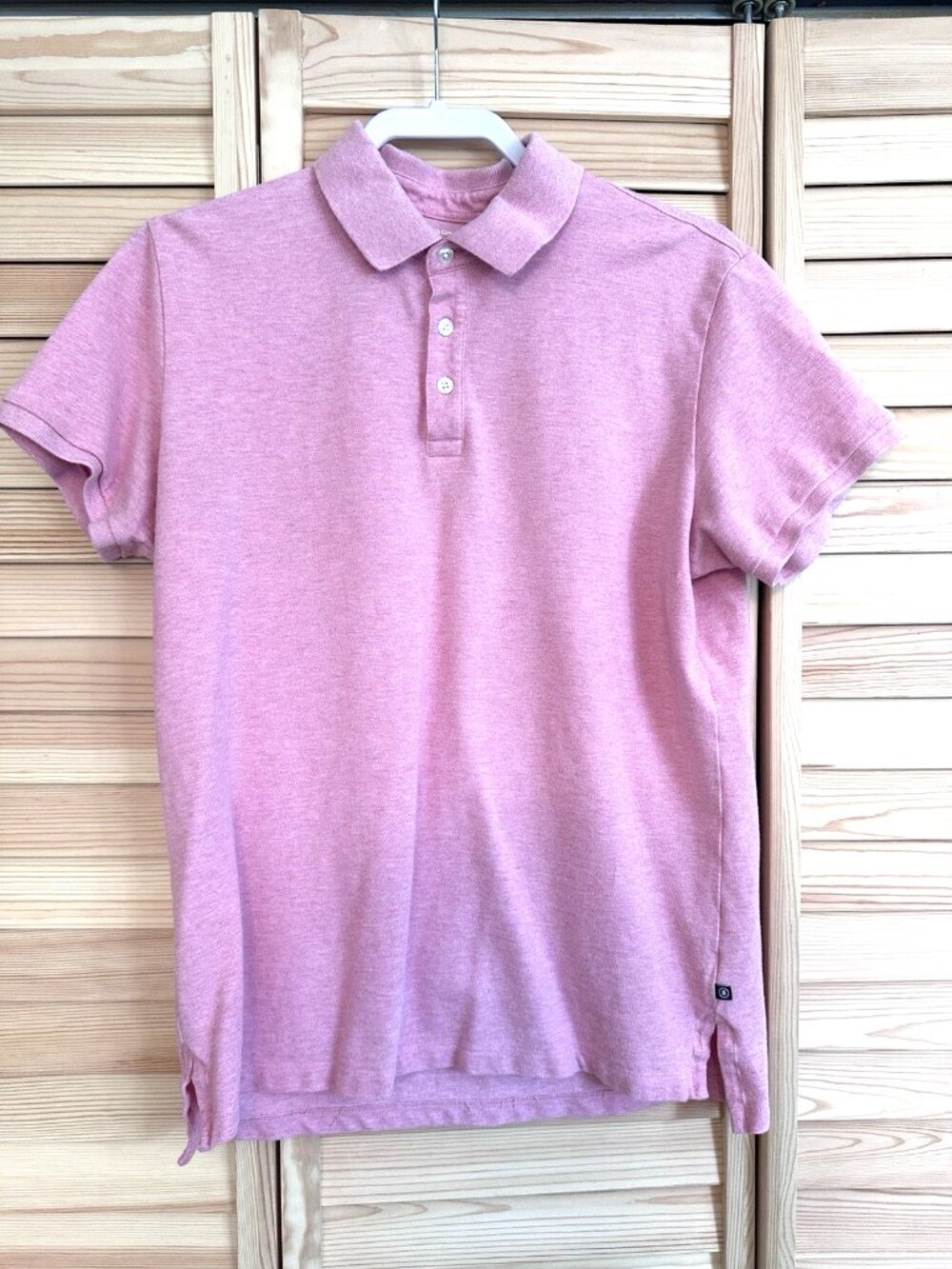Bonobos Slim Fit Polo Shirt Men Large Pink Short‎ Sleeve Preppy